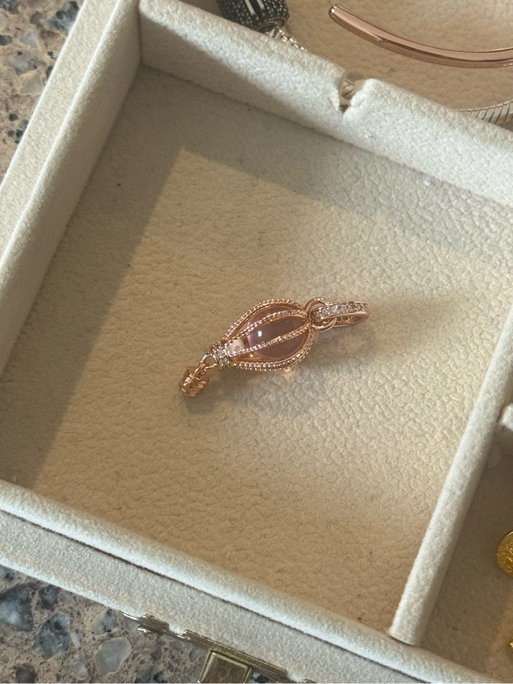 Pandora rose gold air balloon Charm